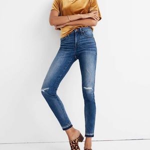 Madewell High-Rise Distressed Skinny Jeans